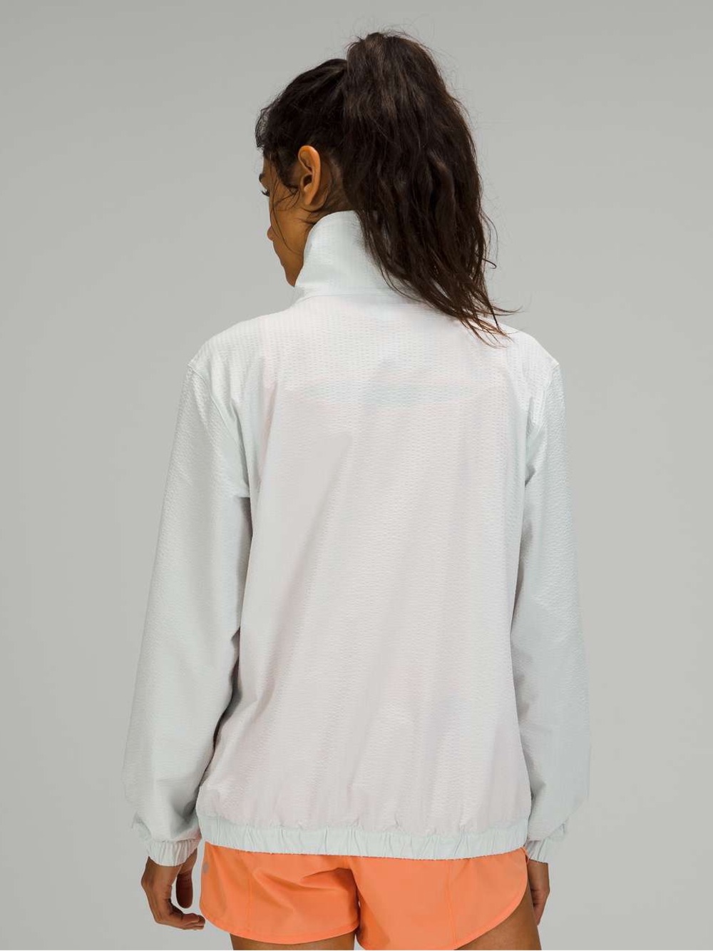Lululemon Pack Light Pullover Windbreaker Jacket 8 Textured Athleisure Active - Picture 5 of 14